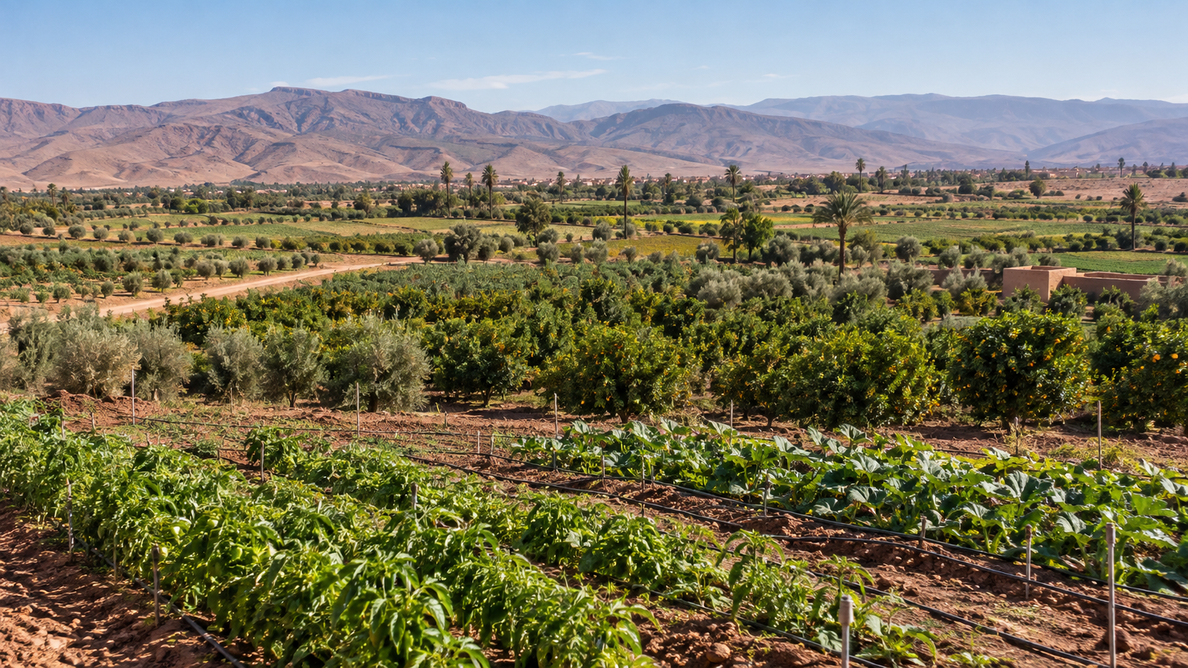 Étudier une agriculture intégrée et résiliente dans la vallée du Souss